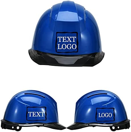 Customized Safety Hard Hat Construction Work Safety Helmet Adjustable Ratchet Suspension Full Brim with Abs Shell Construction hat by YOWESHOP