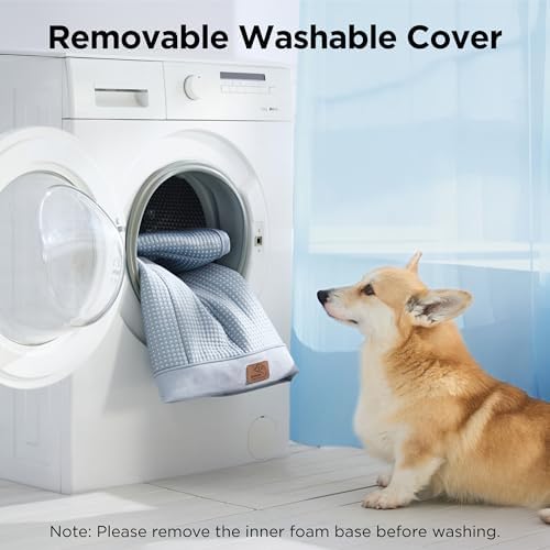 Bedsure Cooling Dog Bed for Crate, Large Breathable Pet Summer Bed, 35 Inch - Image 6