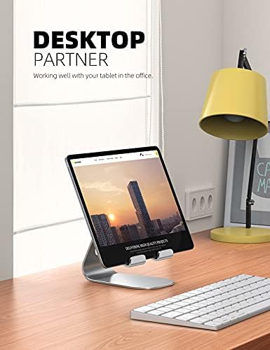 Lamicall iPad Stand Adjustable Tablet Holder, Sturdy Aluminum, Multi-Angle - Image 3