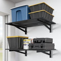 Jusgym 2 Pack Garage Shelving Wall Mounted, 2x3ft, 700LBS Integrated Grid by Jusgym