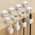 JOYROOM 12 Pack Magnetic Cable Clips, Cord Organizer Adhesive Wire Holder by JOYROOM