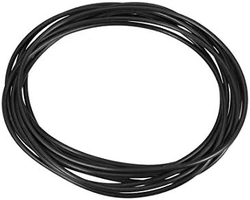 uxcell Nitrile Rubber O-Rings 125mm OD 118.8mm ID 3.1mm Width, Metric Sealing Gasket, Pack of 10 by uxcell