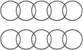 uxcell Nitrile Rubber O-Rings 72.3mm OD 67mm ID 2.65mm Width, Metric Nitrile Rubber Sealing Gasket, Pack of 10 by uxcell