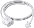 6Ft Extension Cord, SUPERDANNY Mini Flat Plug Power Strip, 13A Indoor by SUPERDANNY