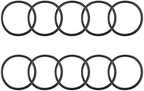 uxcell Nitrile Rubber O-Rings 41.8mm OD 36.5mm ID 2.65mm Width, Metric Nitrile Rubber Sealing Gasket, Pack of 10 by uxcell