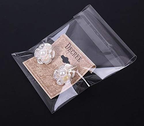 200ct Clear Plastic Bags 4 x 6 Resealable Self Sealing OPP Cello Bags for Bakery Cookies Goodies Favor Decorative Wrappers (4" x 6" 200 p) - Image 6