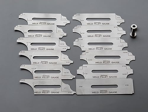 RIVERWELD 12 Piece Fillet Weld Set 1/32" increments to 1/2", 1/16" to 1" - Image 4