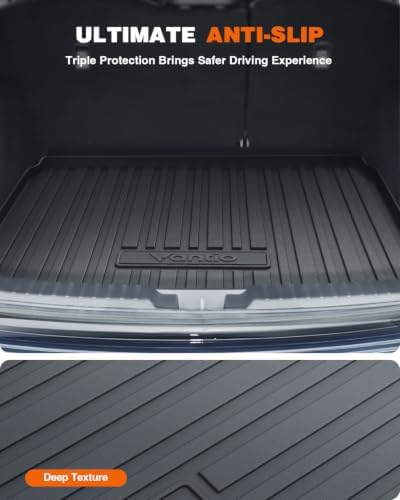 Cargo Liner Fit for Honda CR-V 2026 2025 2024 2023 (Gasoline & Hybrid & e:FCEV) Upper Position TPE Rubber Trunk Mat CRV Accessories All Season Guard Odorless Anti-Slip Cargo Mat Black - Image 4