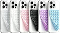 (6 Pack) Silicone Suction Cup Phone Case Mount Double Sided, Combination D by Mnyatr