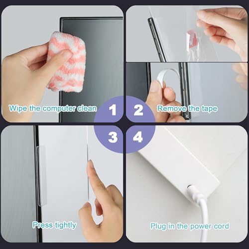 Memo Board with Sticky Note Holder, Office Supplies Accessories - Image 4