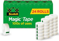Scotch Magic Tape, Invisible, Home Office Supplies and Back to School Supplies for College and Classrooms, 24 Rolls by ScotchBrand