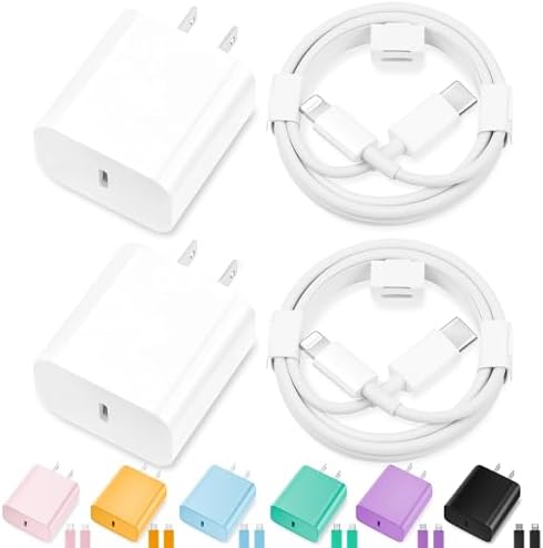 iPhone 14 13 12 11 Charger Fast Charging,USB C Charger with 10FT/6FT Cable by MAILESI