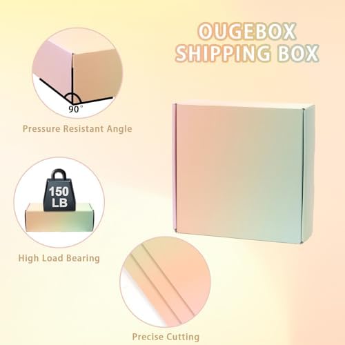 30 Pack 6x6x2 Small Shipping Boxes, Colorful Cardboard Boxes for Packaging Small Business - Image 4