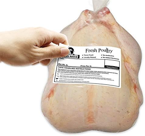 Morepack Poultry Freezer Labels, 50 Pcs 4x3 Inches - Image 5