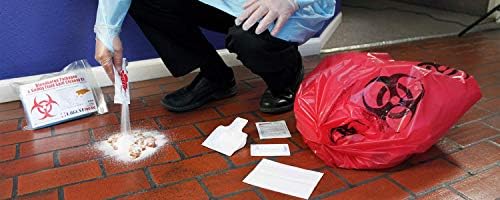 22 Piece Bodily Fluid Cleanup Pack/Bloodborne Pathogen Kit - OSHA Compliant (Pack of 3) - Image 6