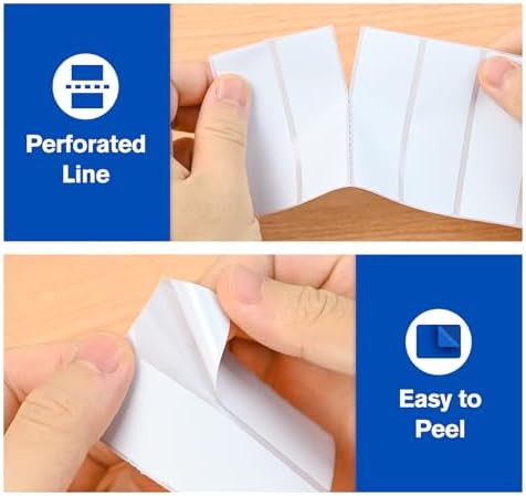 LLIKED 3"x1" Removable Labels 1400 Thermal Labels with No Residue - Image 4
