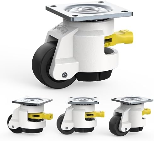 HOLKIE Leveling Casters with Ratchet Handle Design丨Total Capacity 2200 lbs by HOLKIEUSA