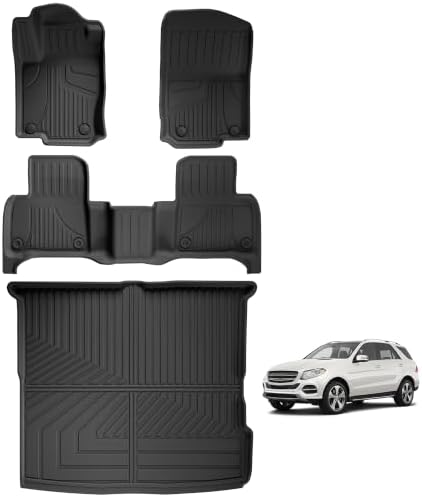 Floor Mats & Cargo Liner Fit for Mercedes Benz GLE 2016-2019 by AOMSAZTO