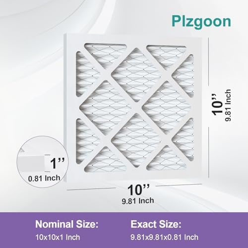 10x10x1 Air Filter MERV 11, 6-Pack for AC & Furnace, MPR 1000 - Image 2