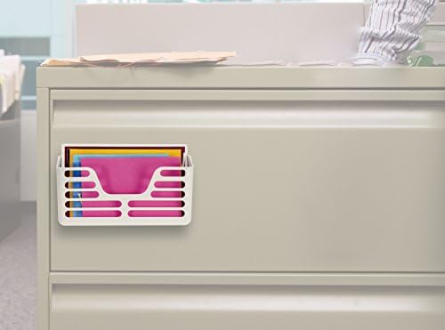 Officemate Magnet Plus Magnetic, Utility Pocket, White (92541) 3 x 10.25 x 5.25 Inches - Image 4