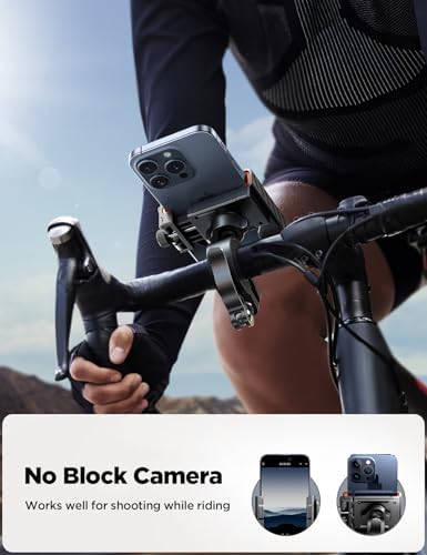 JOYROOM Motorcycle Bike Phone Holder Mount, 1s Lock Bike Phone Holder - Image 2
