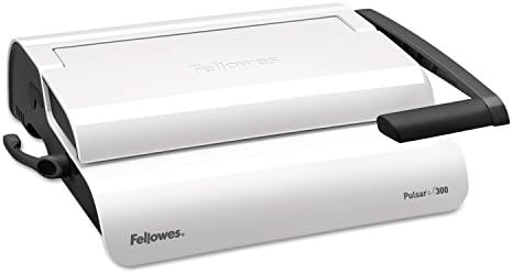 Fellowes 5006801 Comb Binding Machine, 300 Sht Cap, White - Image 2