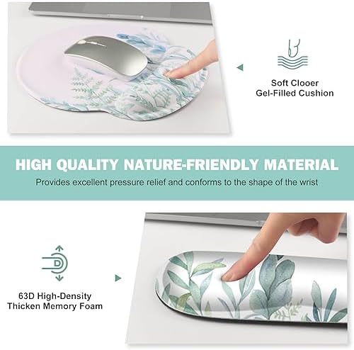 ToLuLu Desk Mat, XXL Large Mouse Pad Wrist Support Set，4 in1 Mousepad - Image 3