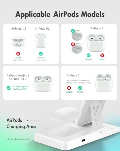 GETPALS Wireless Charger iPhone Charging Station for Apple Multiple Devices - Image 4