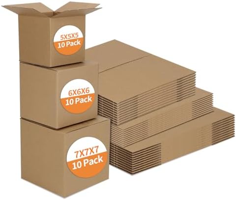 Hoikwo 30 Packs Shipping Boxes Mixed Sizes by Hoikwo