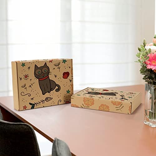 11x8x2 Cardboard Shipping Boxes Set of 20, Brown - Image 5