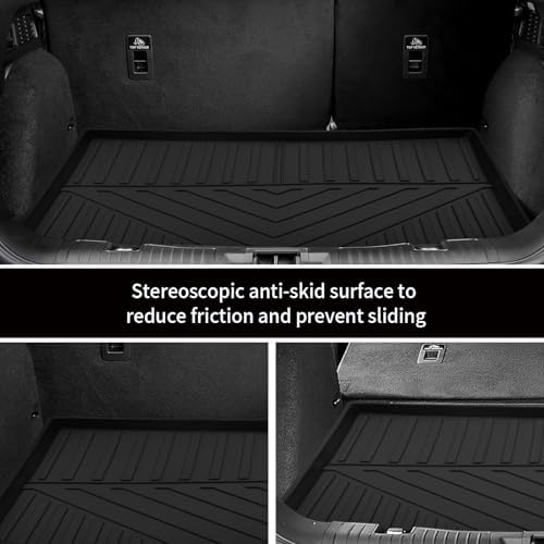 Custom for 2013-2019 Ford Escape/ 2015-2019 Lincoln MKC Cargo Mats Trunk Liner All Weather TPE Protection Mat Accessories (for 2013-2019 Ford Escape/2015-2019 Lincoln MKC) - Image 3