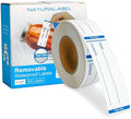 NATURALABEL 300 Removable Freezer Labels with Dispenser, 1" x 3" (Blue) by NATURALABEL