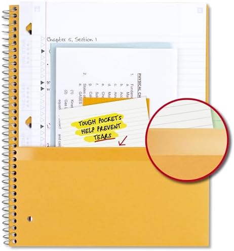Five Star Spiral Notebook + Study App, 1 Subject, College Ruled Paper, 8-1/2" x 11", 100 Sheets, Fights Ink Bleed, Water Resistant Cover, Pacific Blue (72565) (Pack of 12) - Image 5