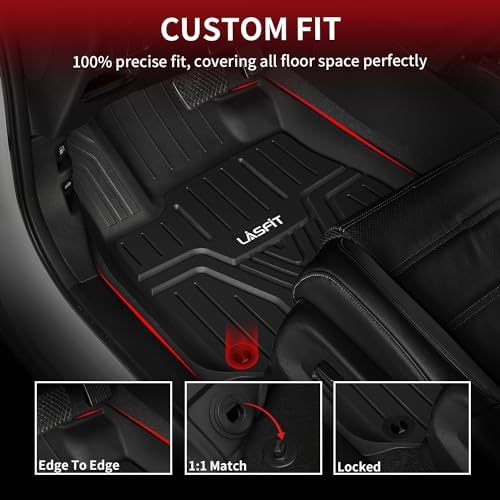 LASFIT Floor Mats for Honda CR-V CRV 2017-2022 (Gasoline & Hybrid) - Image 4