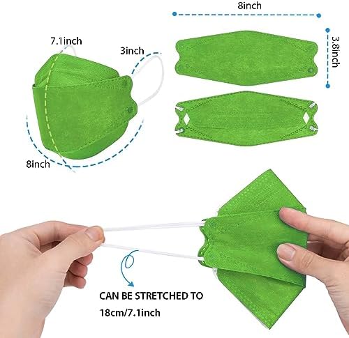 Borje KN95 Face Masks 50 Pack,Breathable Comfortable and Disposable KN95 Mask,Masks for Adults - Image 5