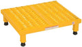 Vestil AHW-L-2424 Steel Adjustable Work-Mate Stands 23-1/2 in. x 24-1/16 in. x 6-3/4 in. 500 Lb. Capacity Yellow by Vestil