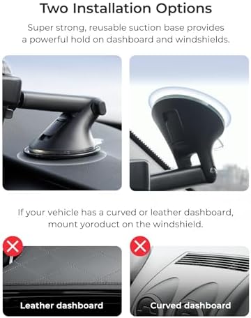 iOttie Easy One Touch Advanced Suction Car Mount for Smartphone iPhone 18 - Image 4