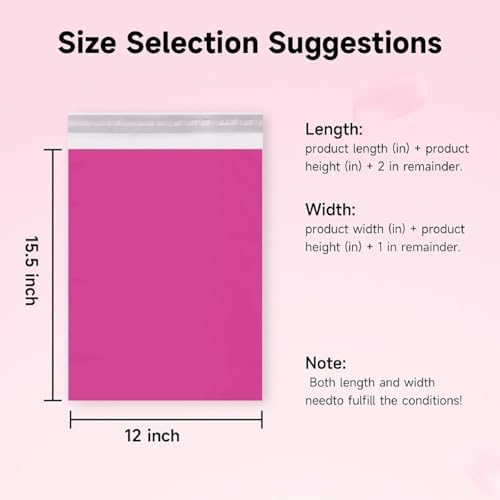 Poly Mailers Shipping Bags with Strong Adhesive, Waterproof Mailing Bags for Clothing, T-Shirts, and Small Business Shipping - Image 2