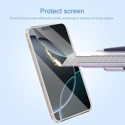 Ailun Screen Protector for iPhone 16 Pro Max, 3 Pack, Tempered Glass - Image 5
