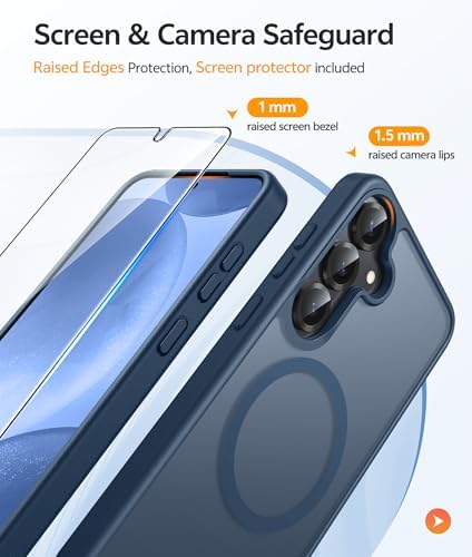 FNTCASE for Samsung Galaxy S25/S24 Case, Fit for Magsafe, Screen Protector - Image 4
