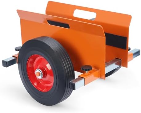 AIWFL Panel Dolly Heavy Duty 1100LBS Door Dolly Cart with 10" Solid Wheels by AIWFL
