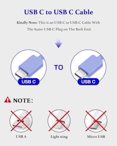 25W Type C Charger Fast Charging Long 10 FT Fast Charger USB C Cable - Image 4