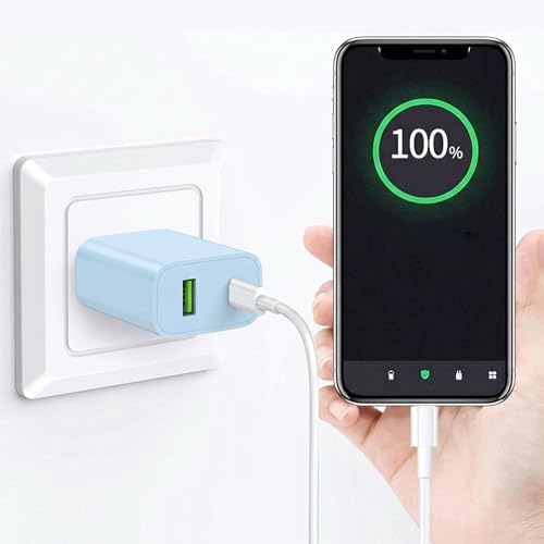 2 Pack USB C Charger Block, Dual Port Type C Wall Charger Fast Charging - Image 5