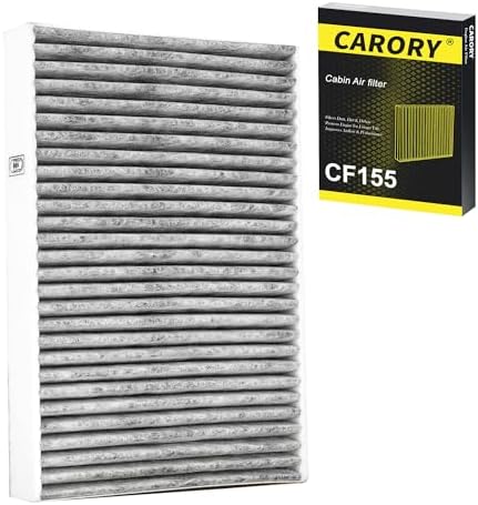 CARORY Cabin Air Filter w/Activated Carbon for Volvo XC60 18-25, XC90 16-26, S60 19-25, V60 19-25, S90 17-25, V90 18-21, V60 Cross Country 20-25, V90 Cross Country 17-25, Polestar 1 20-21, CF155 by Carory