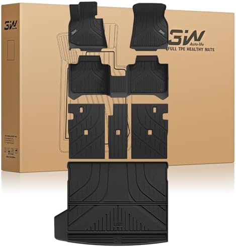 3W Floor Mats & Cargo Liner for BMW X3 G45 2025-2026, TPE All Weather by 3W
