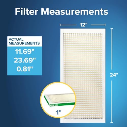 Filtrete 12x24x1 Air Filter, MERV 8, MPR 700, 6 HVAC Filters - Image 2