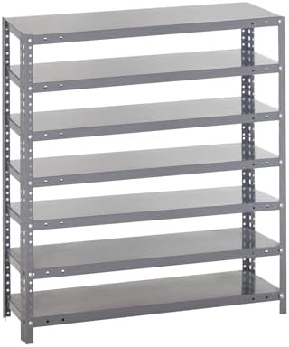 Quantum Storage Systems 1839-000 Shelving Unit for Shelf Bin System (Bins Sold Separately), 18" W x 36" D x 39" H by QuantumStorageSystems