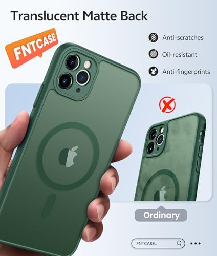 FNTCASE for iPhone 11 Pro Max Case, Fit for Magsafe, Full Camera Protection - Image 6