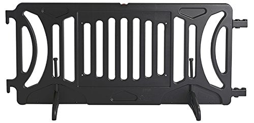 Billboard Barricade 42x96 Plastic Pedestrian Barricade- Black - Image 2