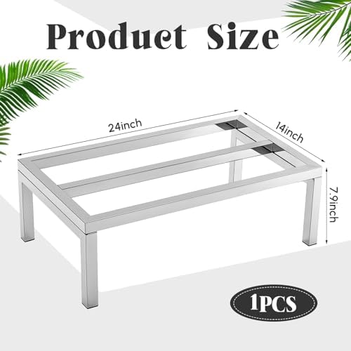 MorningRo 1 Pack Dunnage Rack 24" Long x 14" Wide, 7.9" Height - Image 3